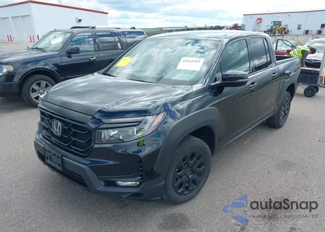 2023 Honda Ridgeline Black Edition z USA, uszkodzony, nr VIN 5FPYK3F86PB012992